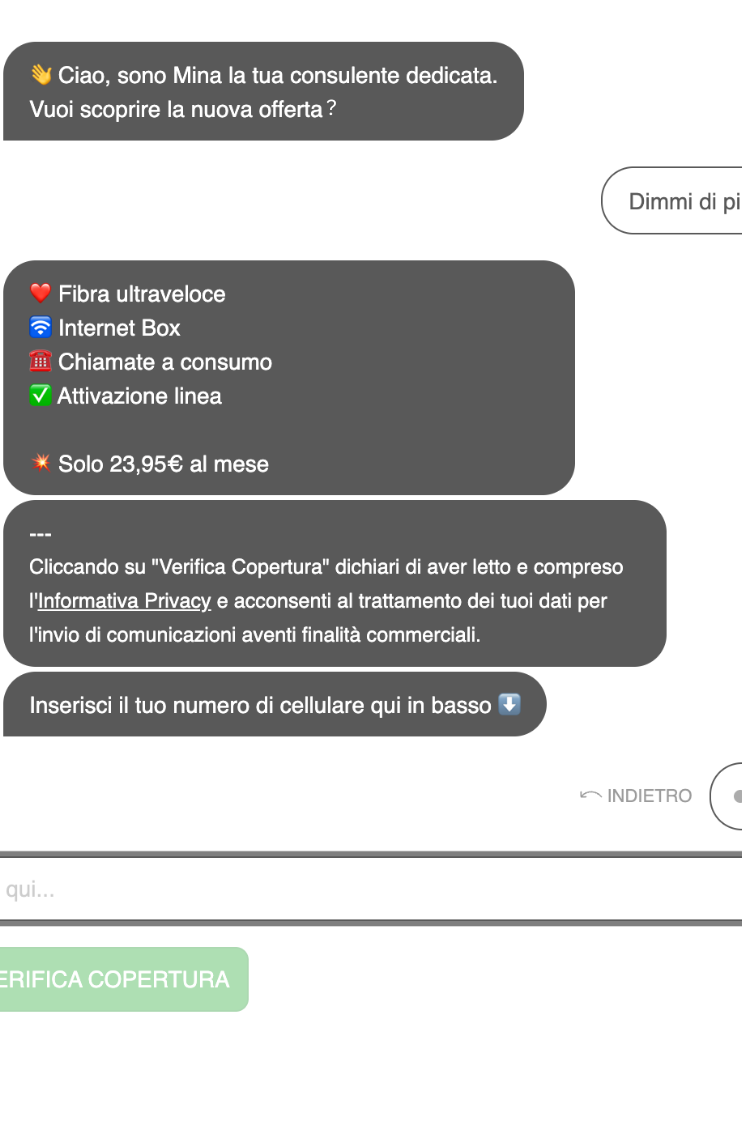 Chatbot Conversazionale