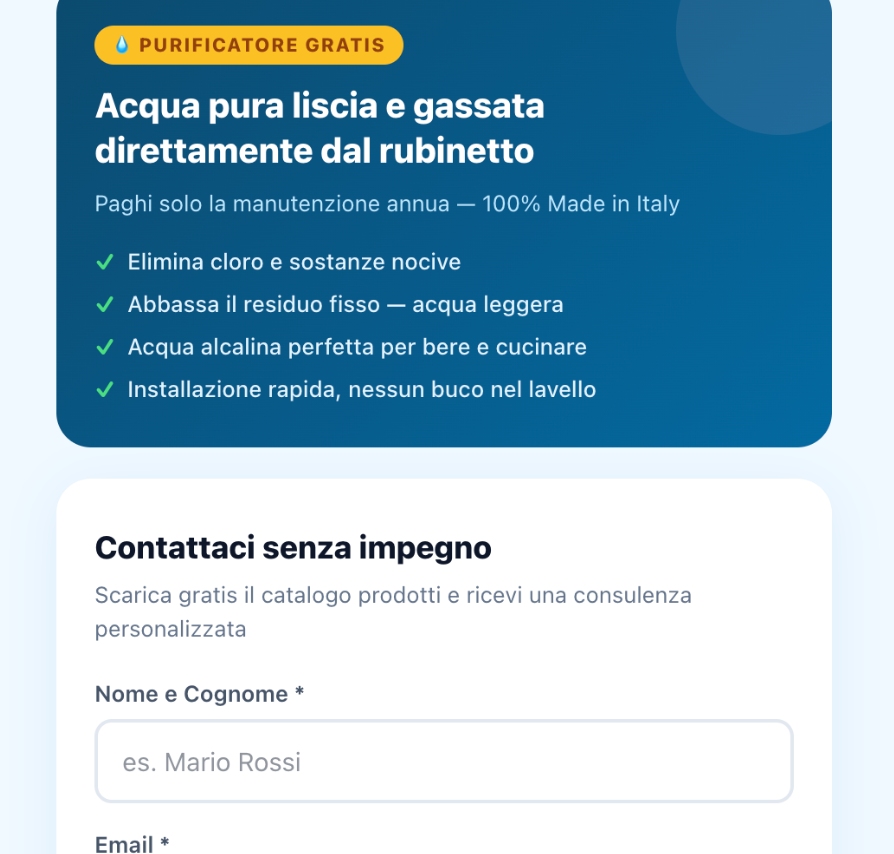 Chatbot & Landing Page